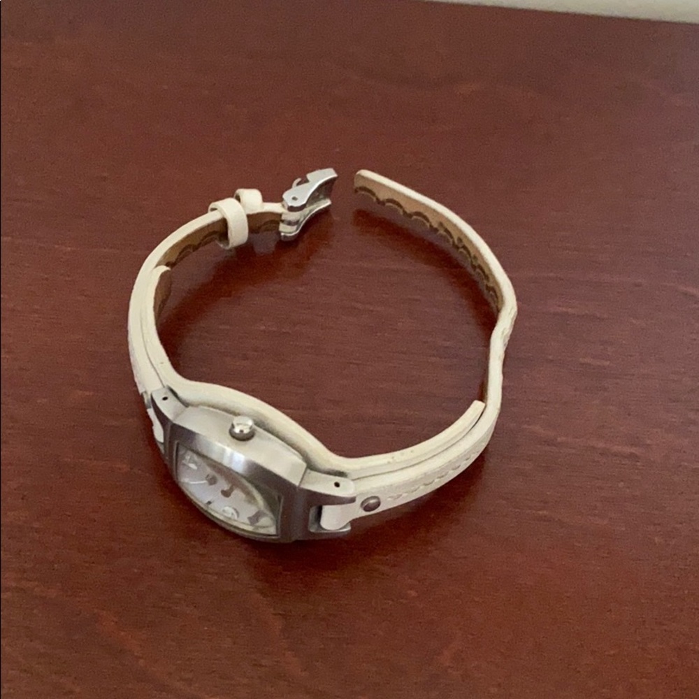 Fossil leather watch